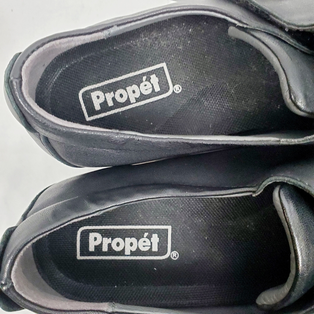 Propet Autumn Black Leather Wide Width Slip On Loafer‎ - Picture 7 of 8